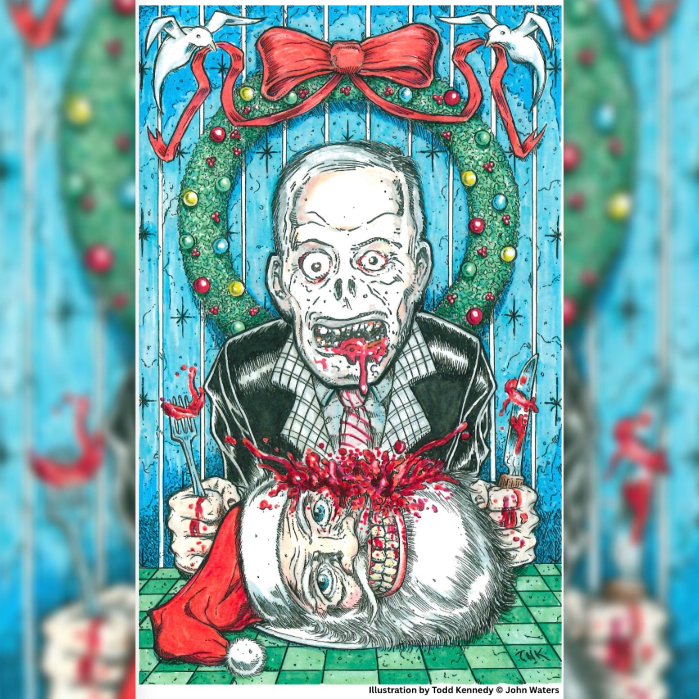 A John Waters Christmas Tour Poster 2025